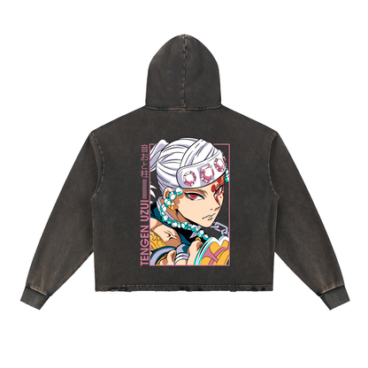 Vintage Washed Hoodie - Tengen Uzui