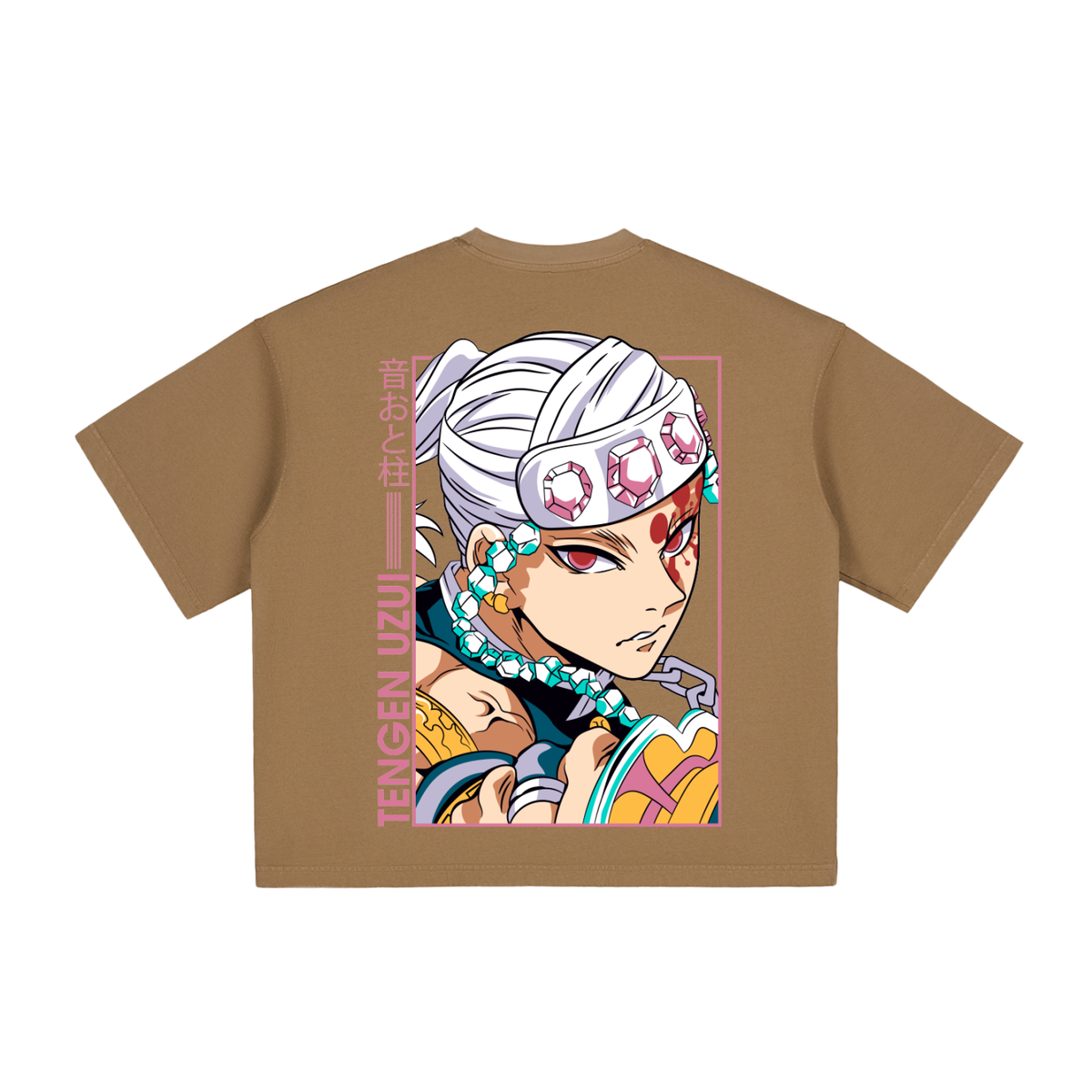 Vintage Washed Boxy T-Shirt - Tengen Uzui