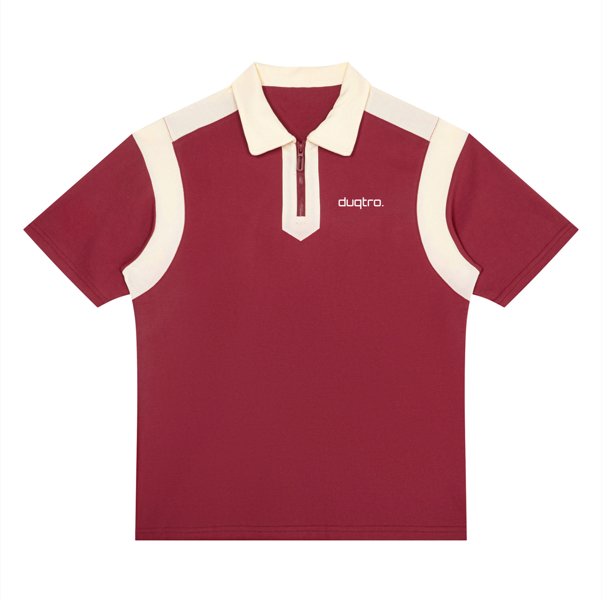 DUQTRO. ZIP POLO SHIRT