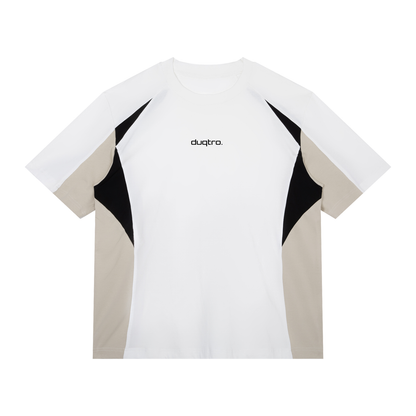 DUQTRO. BLOCK RAGLAN T-SHIRT