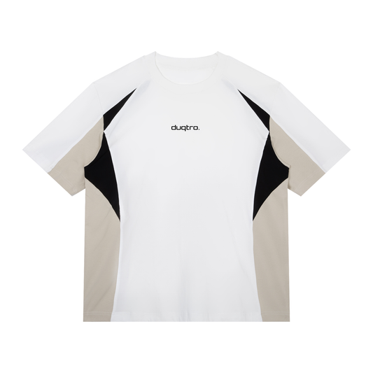 DUQTRO. BLOCK RAGLAN T-SHIRT