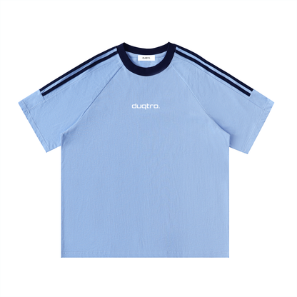 DUQTRO. TAPE CREWNECK T-SHIRT