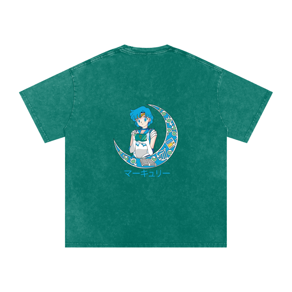 Snow Washed T-Shirt - Sailor Mercury