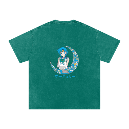 Snow Washed T-Shirt - Sailor Mercury
