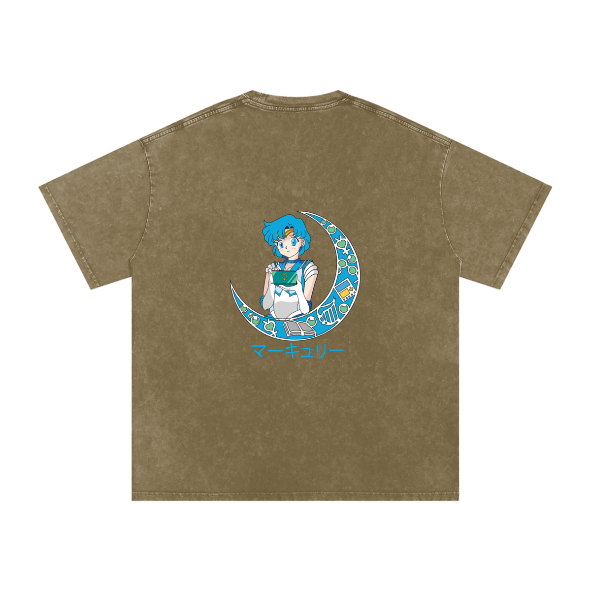 Snow Washed T-Shirt - Sailor Mercury