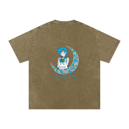 Snow Washed T-Shirt - Sailor Mercury
