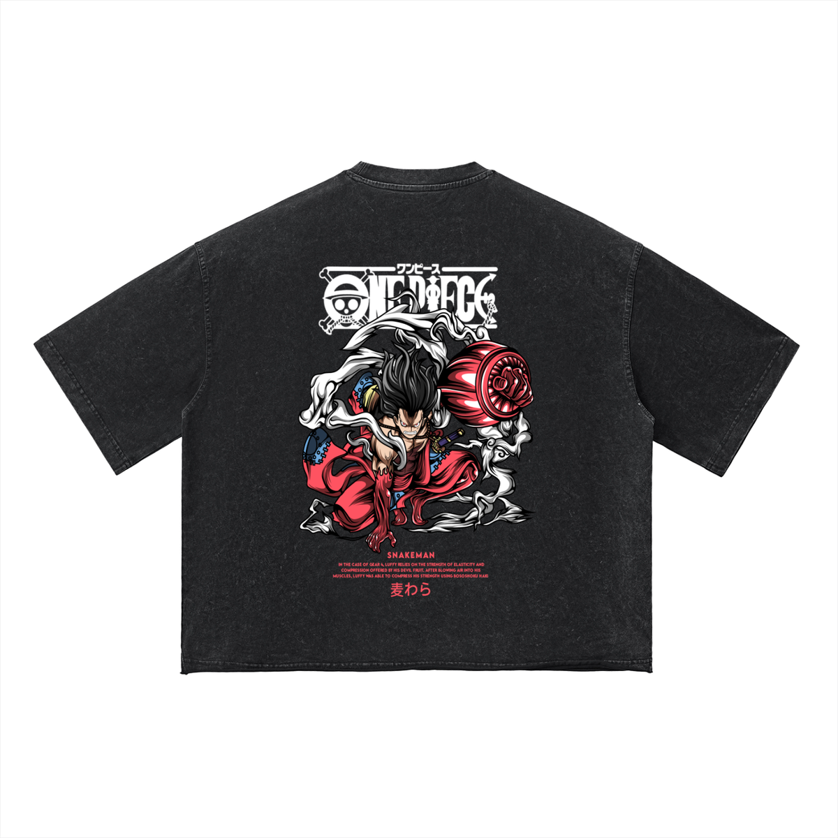 Vintage Boxy T-Shirt - Snakeman Luffy
