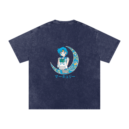 Snow Washed T-Shirt - Sailor Mercury