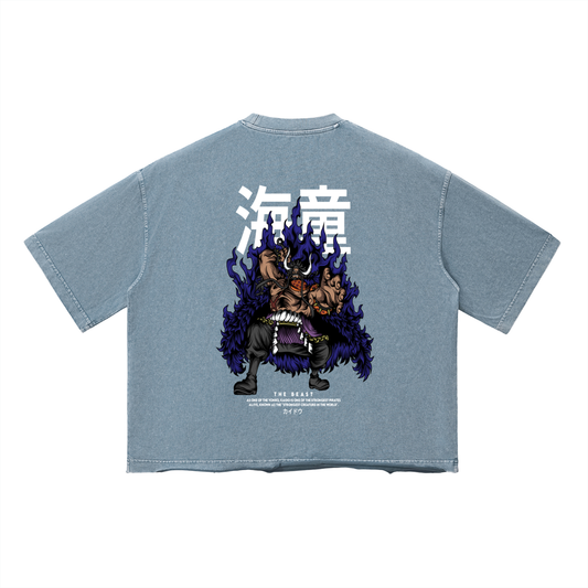 Vintage Wash Boxy T-Shirt - Kaido