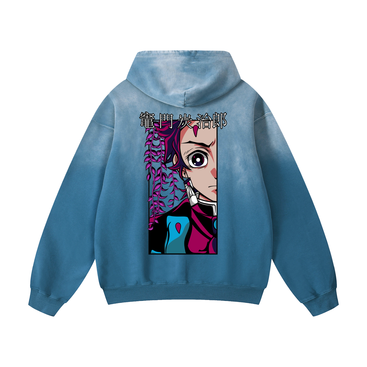 Sunfade Oversized Hoodie - Tanjiro