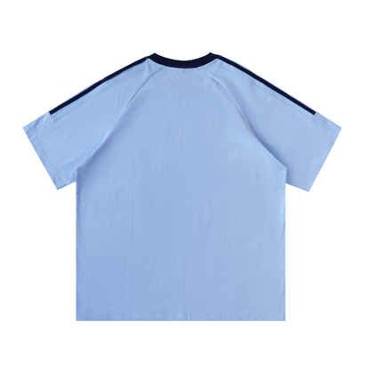 DUQTRO. TAPE CREWNECK T-SHIRT
