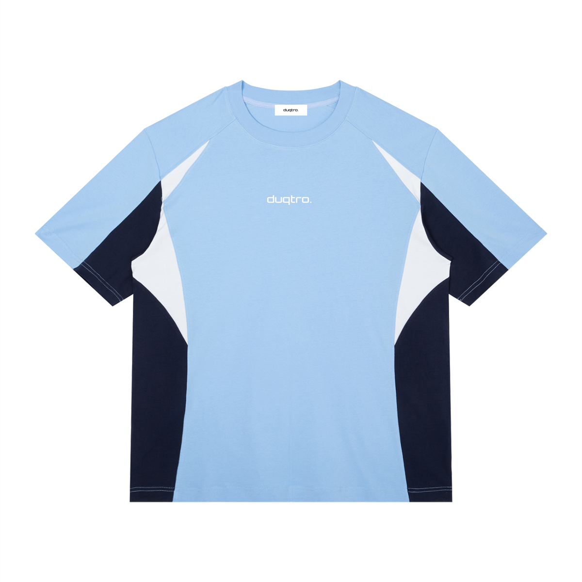 DUQTRO. BLOCK RAGLAN T-SHIRT