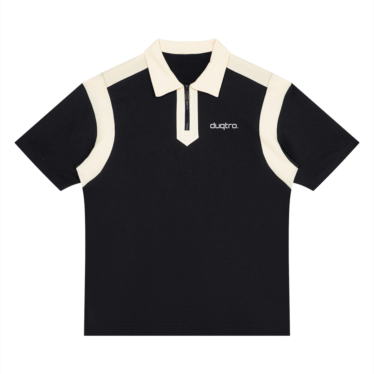 DUQTRO. ZIP POLO SHIRT
