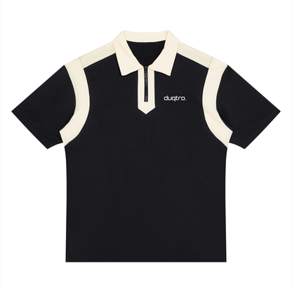DUQTRO. ZIP POLO SHIRT