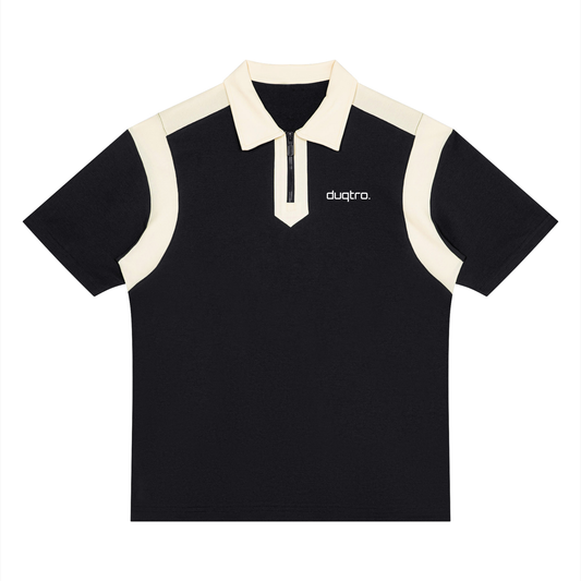 DUQTRO. ZIP POLO SHIRT