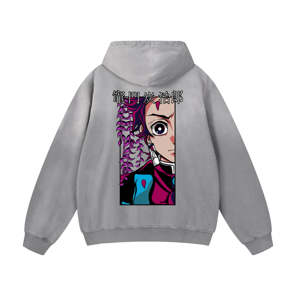 Sunfade Oversized Hoodie - Tanjiro