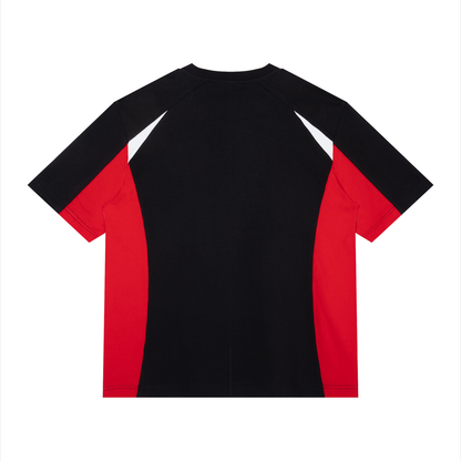 DUQTRO. BLOCK RAGLAN T-SHIRT