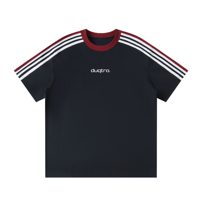DUQTRO. STRIPED T-SHIRT