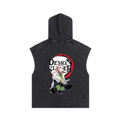 Hooded Tank Top - Sabito