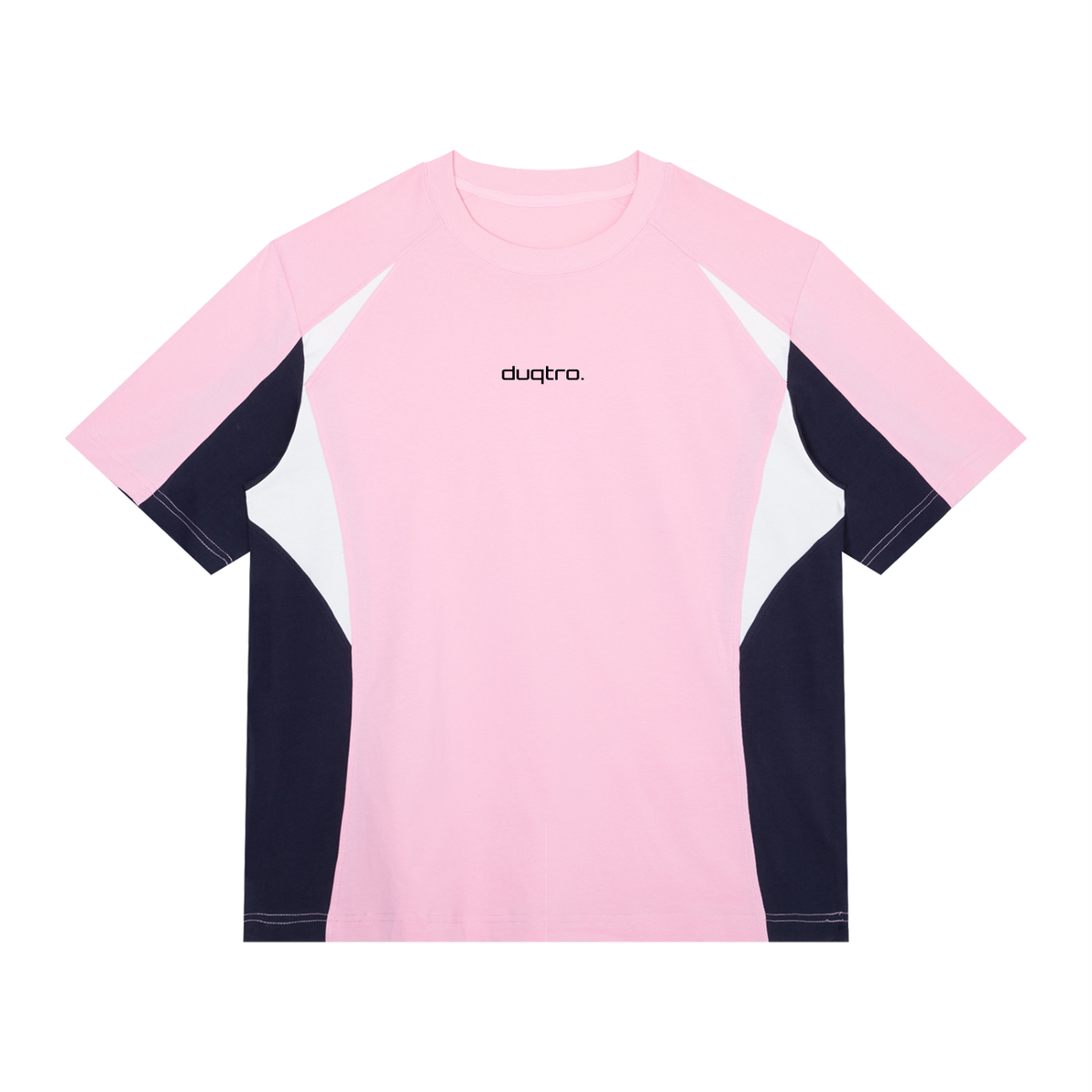 DUQTRO. BLOCK RAGLAN T-SHIRT