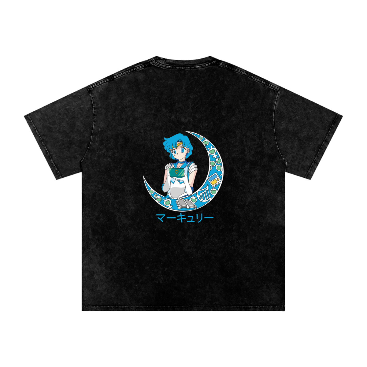 Snow Washed T-Shirt - Sailor Mercury