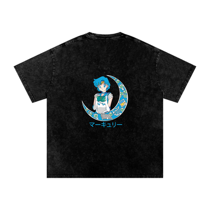 Snow Washed T-Shirt - Sailor Mercury
