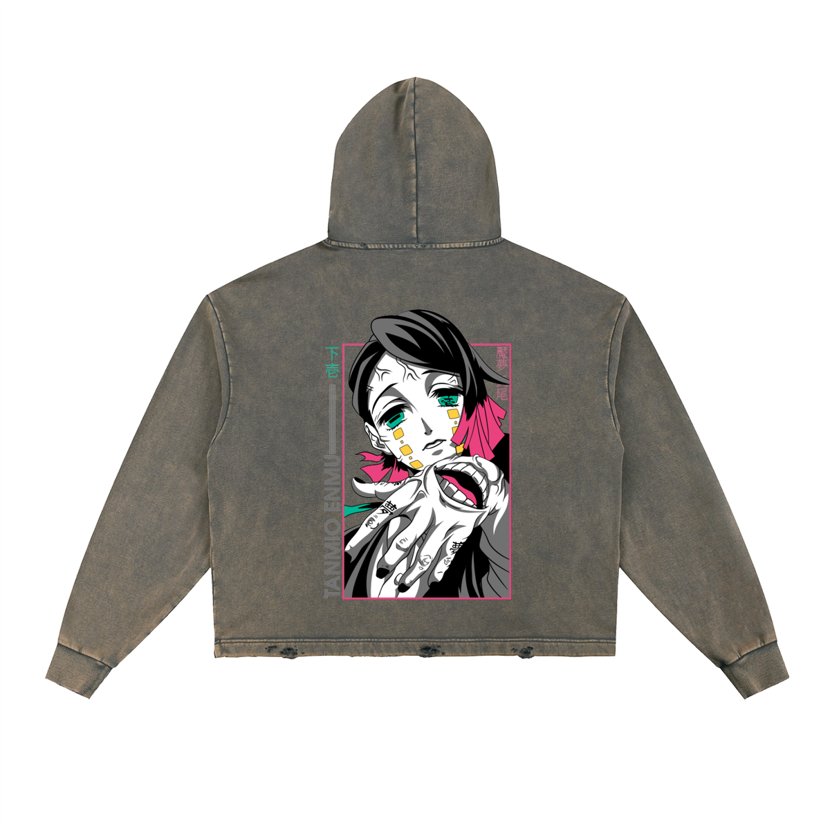 Vintage Washed Hoodie - Enmu