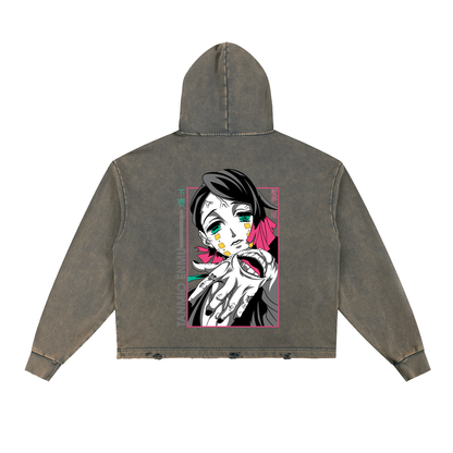 Vintage Washed Hoodie - Enmu