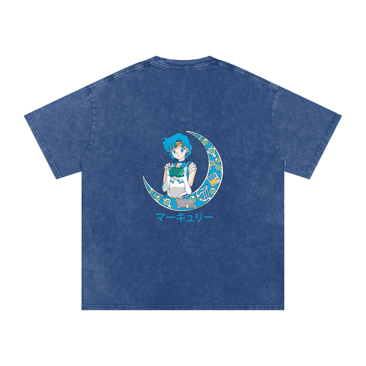 Snow Washed T-Shirt - Sailor Mercury