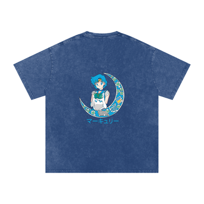 Snow Washed T-Shirt - Sailor Mercury