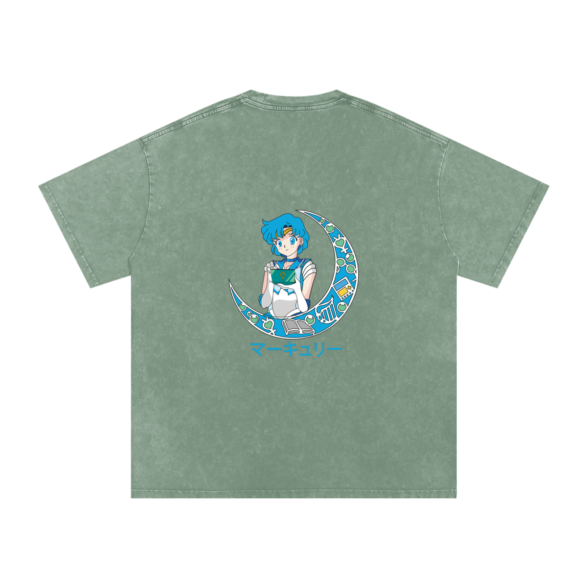 Snow Washed T-Shirt - Sailor Mercury