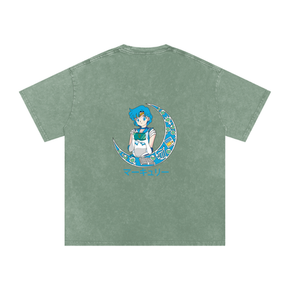 Snow Washed T-Shirt - Sailor Mercury