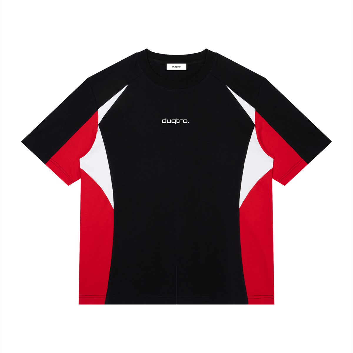 DUQTRO. BLOCK RAGLAN T-SHIRT