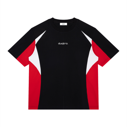 DUQTRO. BLOCK RAGLAN T-SHIRT