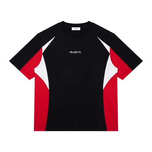 DUQTRO. BLOCK RAGLAN T-SHIRT