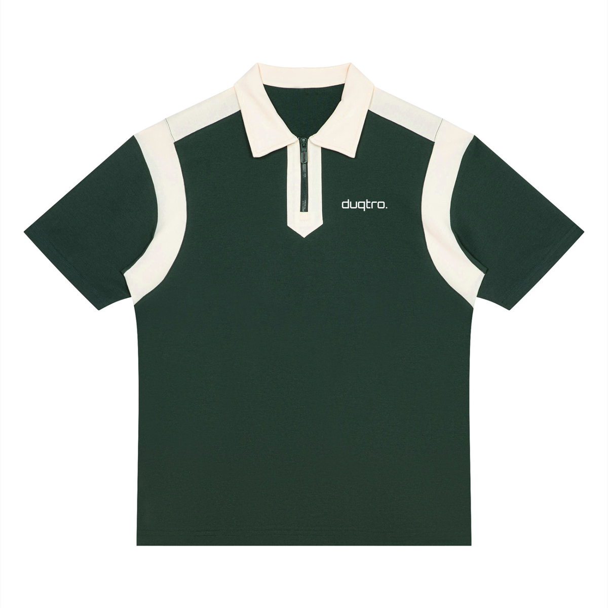 DUQTRO. ZIP POLO SHIRT