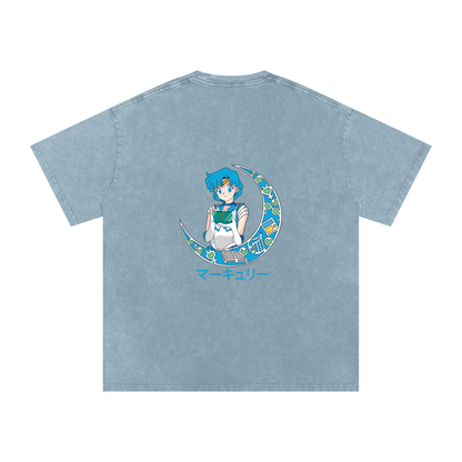 Snow Washed T-Shirt - Sailor Mercury