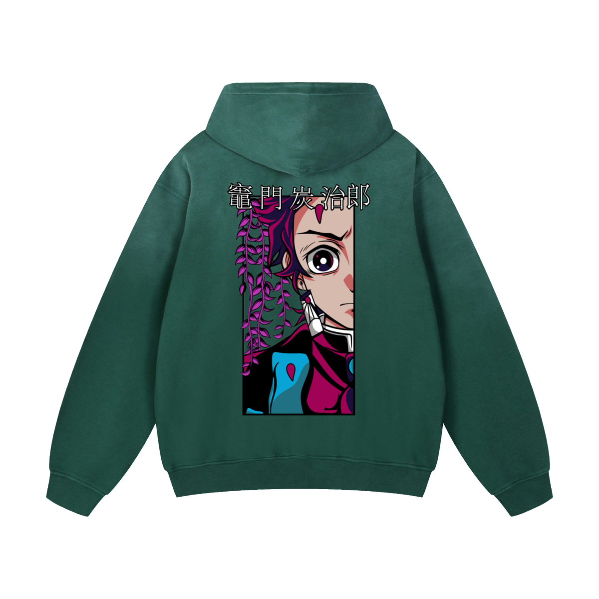 Sunfade Oversized Hoodie - Tanjiro