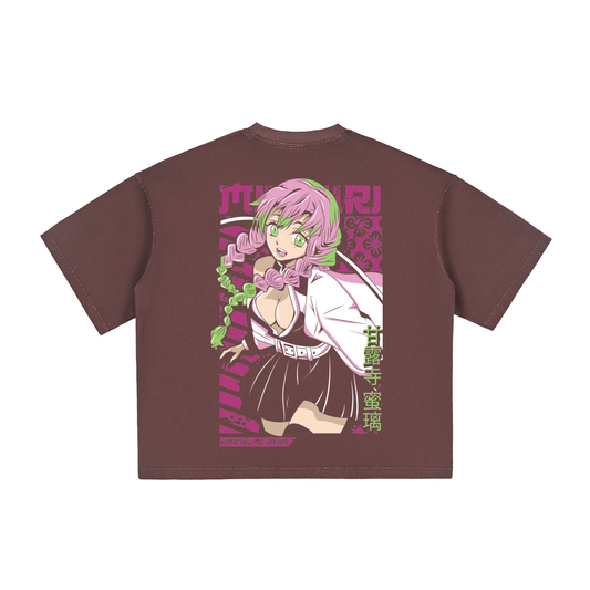Vintage Washed Boxy T-Shirt - Mitsuri