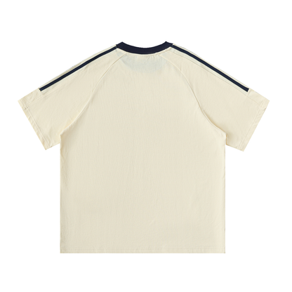 DUQTRO. TAPE CREWNECK T-SHIRT
