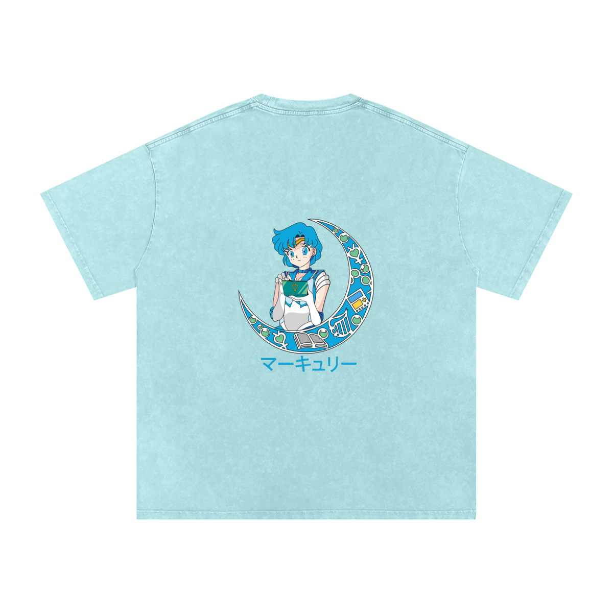 Snow Washed T-Shirt - Sailor Mercury