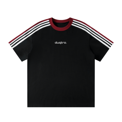 DUQTRO. STRIPED T-SHIRT