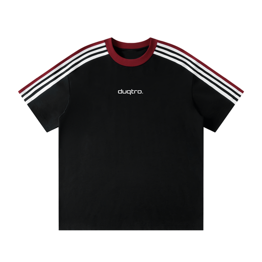 DUQTRO. STRIPED T-SHIRT