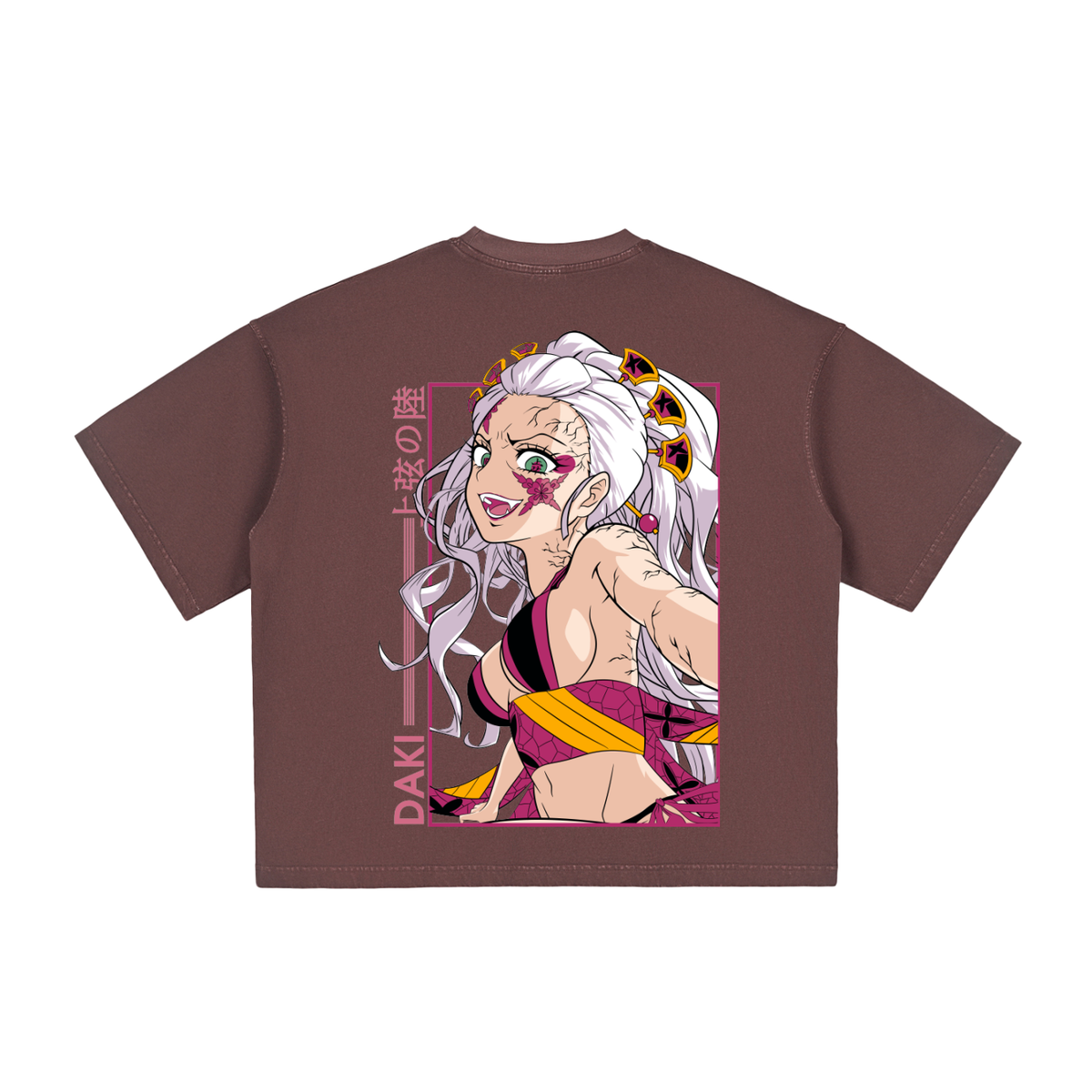 Vintage Washed Boxy T-Shirt - Daki