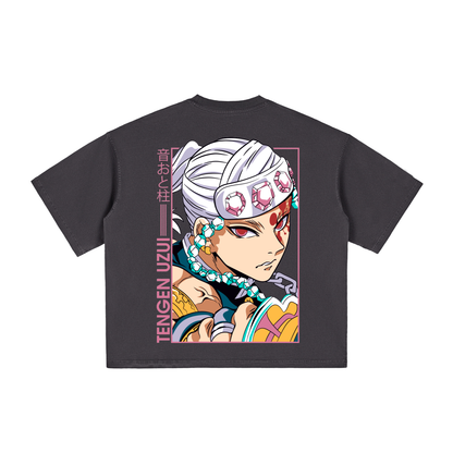 Vintage Washed Boxy T-Shirt - Tengen Uzui