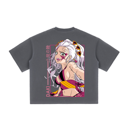 Vintage Washed Boxy T-Shirt - Daki
