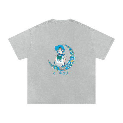 Snow Washed T-Shirt - Sailor Mercury