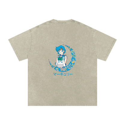 Snow Washed T-Shirt - Sailor Mercury